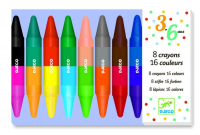 Duplavégű zsírkréta, 8db